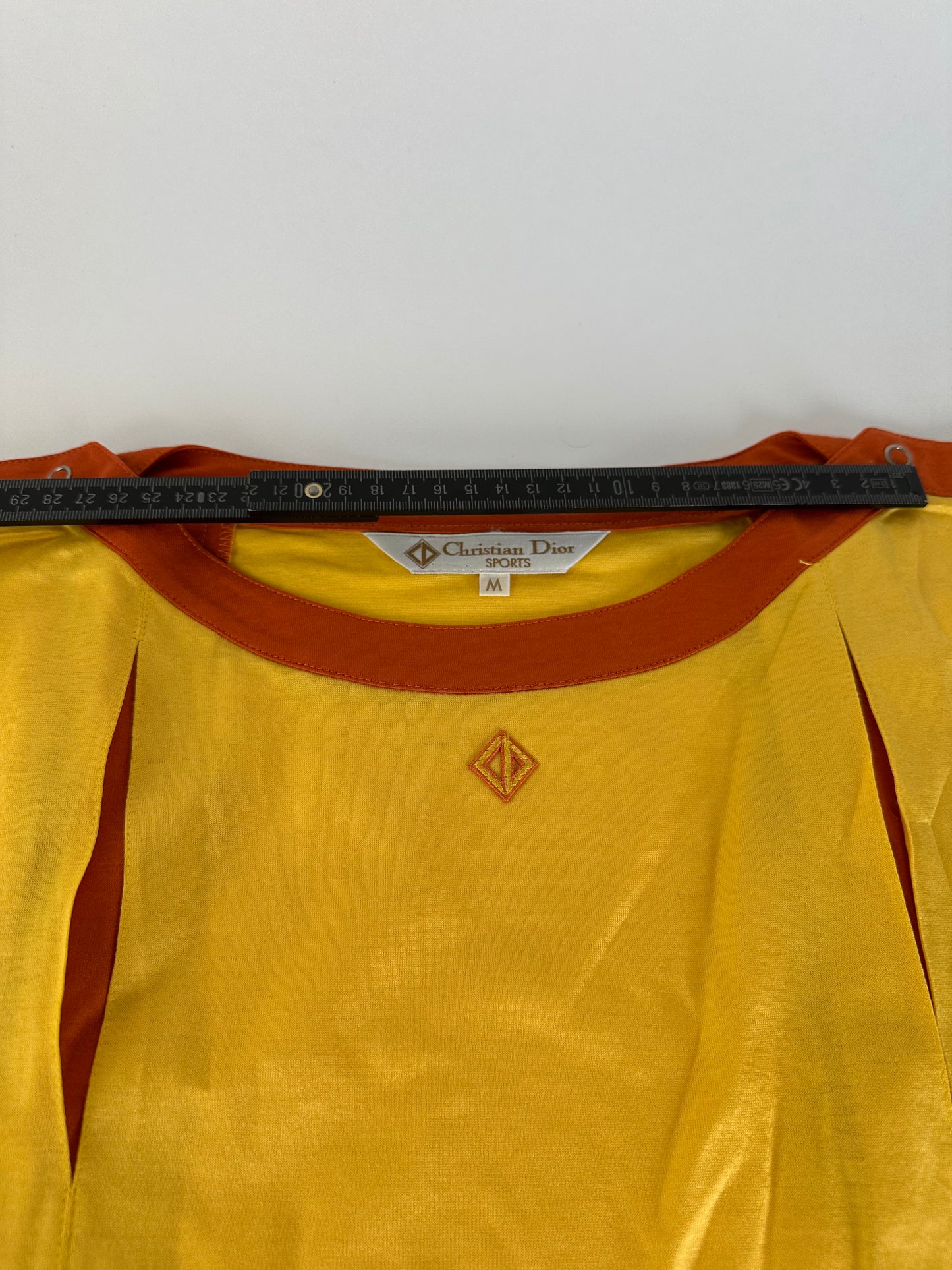 Vintage Dior Cotton T Shirt Yellow