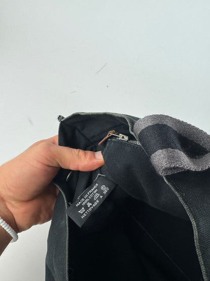 Vintage Hermes Canvas Tote Bag black
