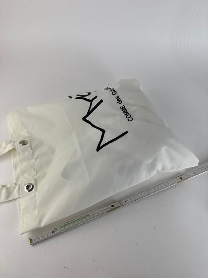 Sac cabas vintage Comme Des Garçons en polyester blanc noir