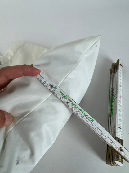 Sac cabas vintage Comme Des Garçons en polyester blanc noir