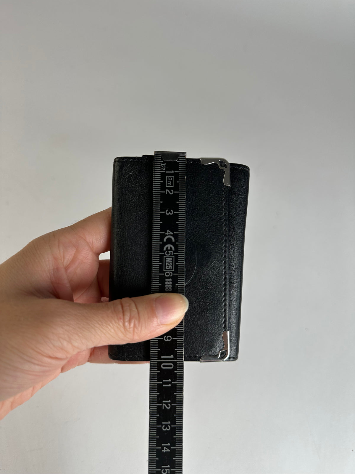 Vintage Cartier Leather Key Holder c. Late 1980s Black Burgundy