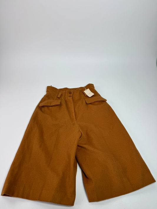 Vintage Dior Wool Shorts Orange Brown 38/M
