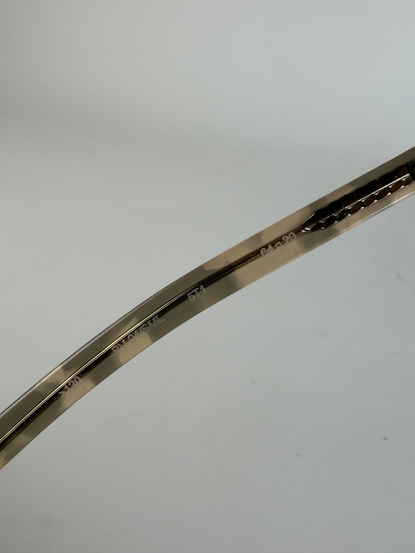 Vintage Bottega Veneta Acetate Sunglasses Brown Beige Gold