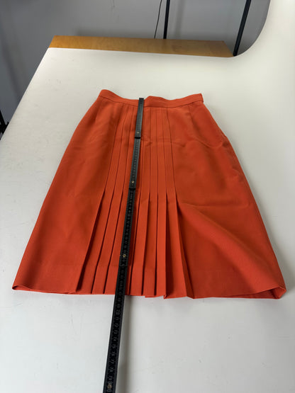 Vintage Dior Wool Skirt Rust L