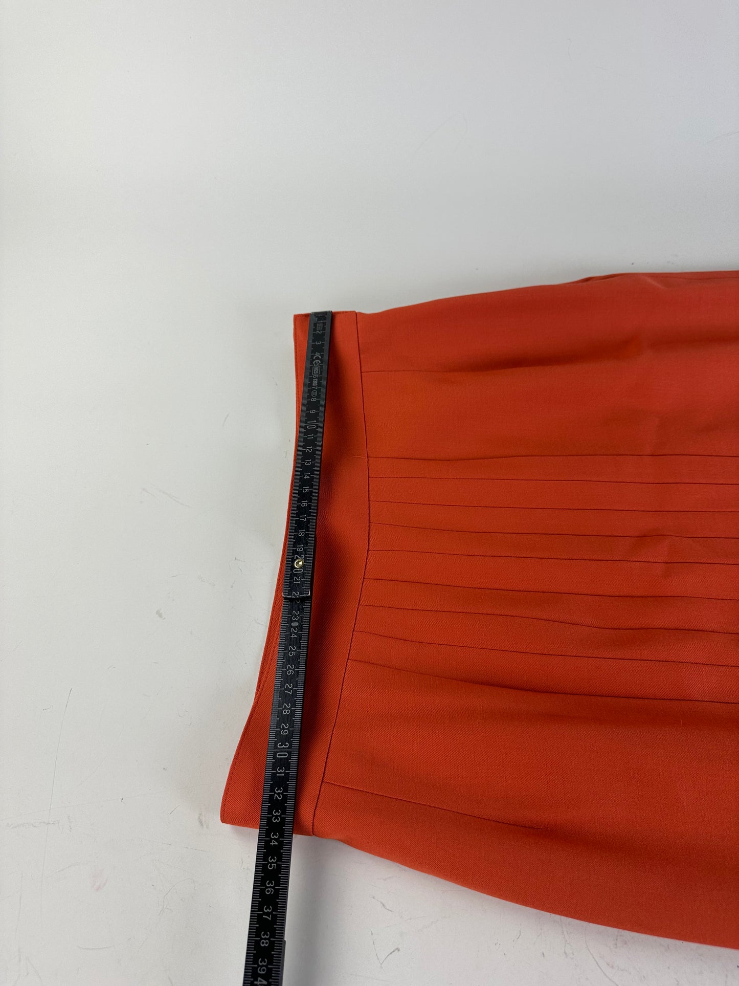 Vintage Dior Wool Skirt Rust L