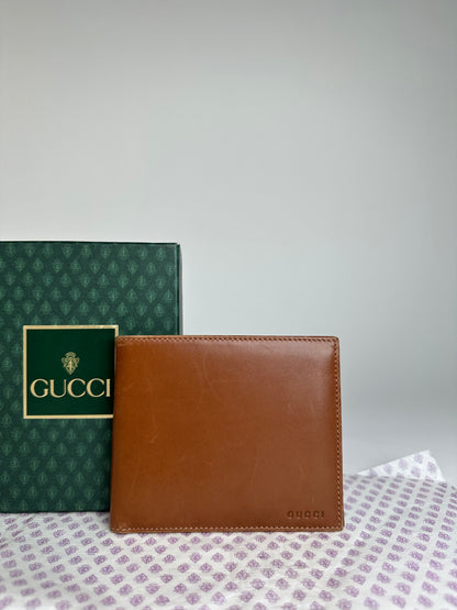 Vintage Gucci Leather Wallet Brown