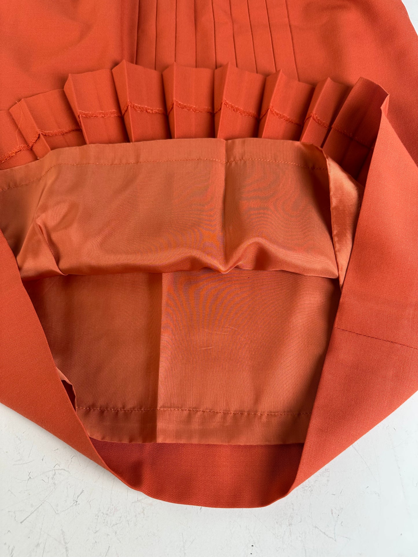 Vintage Dior Wool Skirt Rust L