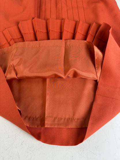 Vintage Dior Wool Skirt Rust L