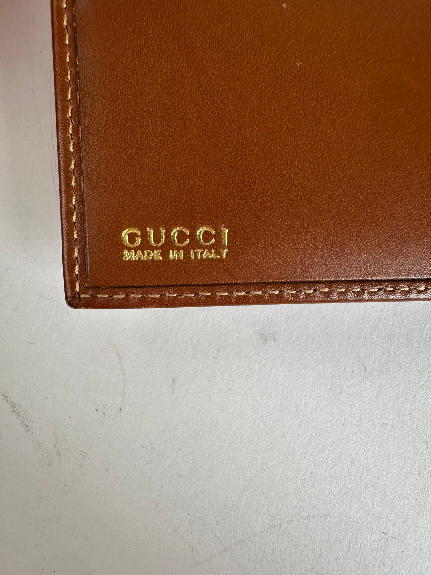 Vintage Gucci Leather Wallet Brown