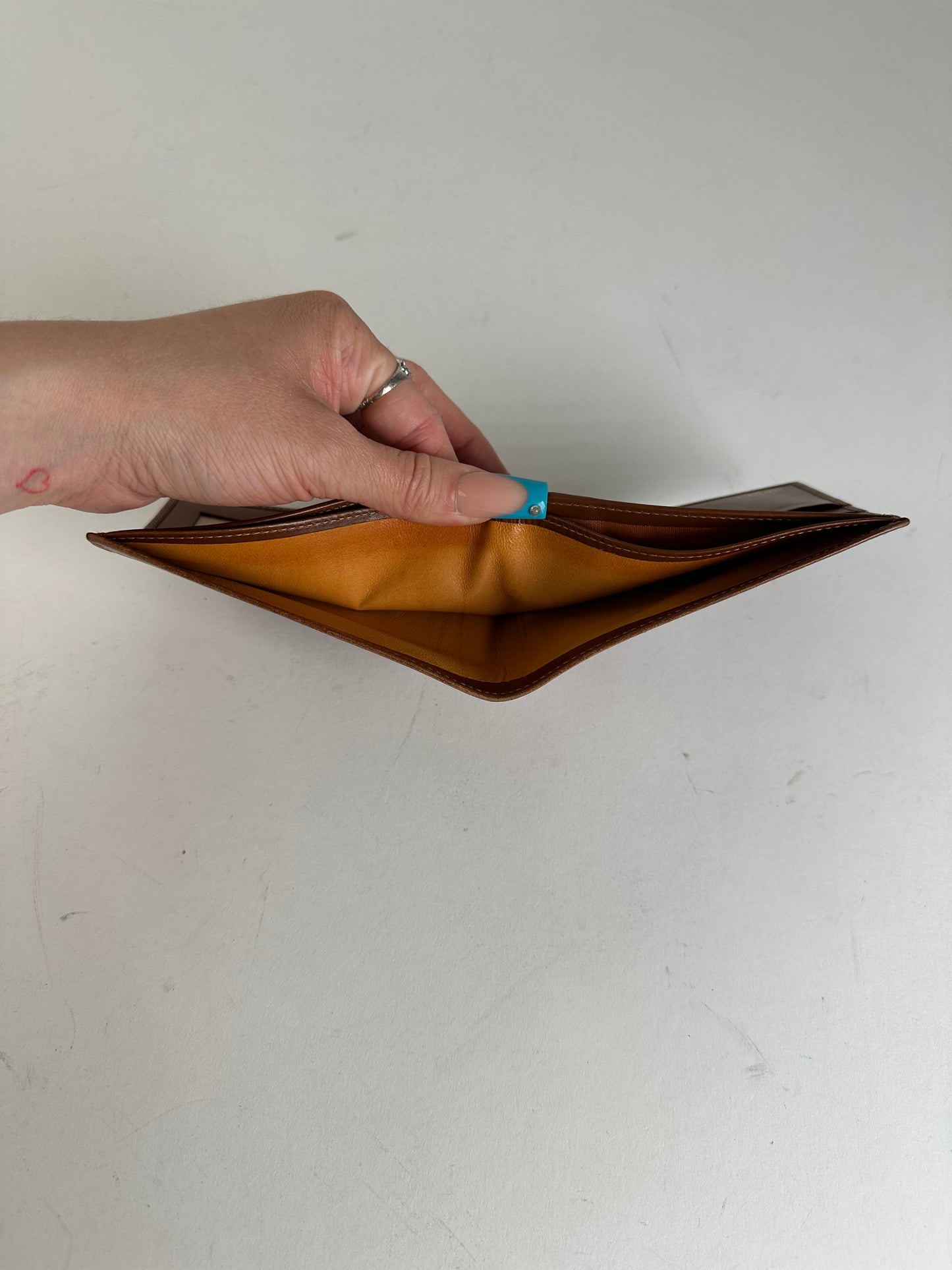Vintage Gucci Leather Wallet Brown