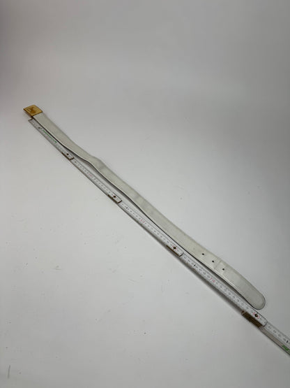 Vintage Celine Leather belt white