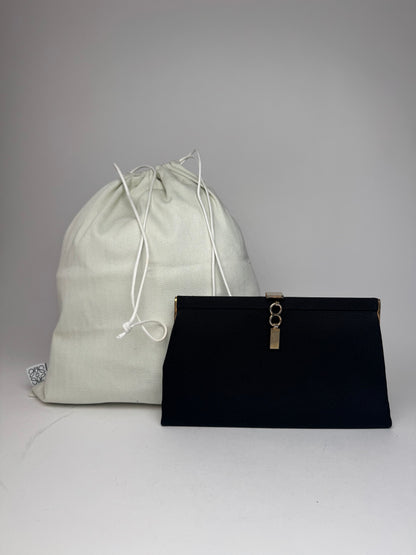 Vintage Loewe Madrid 70s Clutch Black