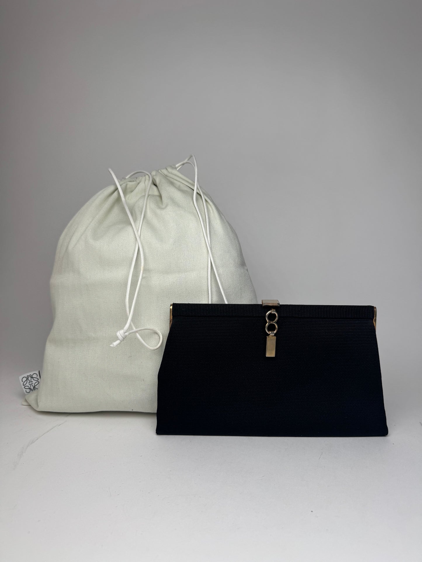 Vintage Loewe Madrid 70s Clutch Black