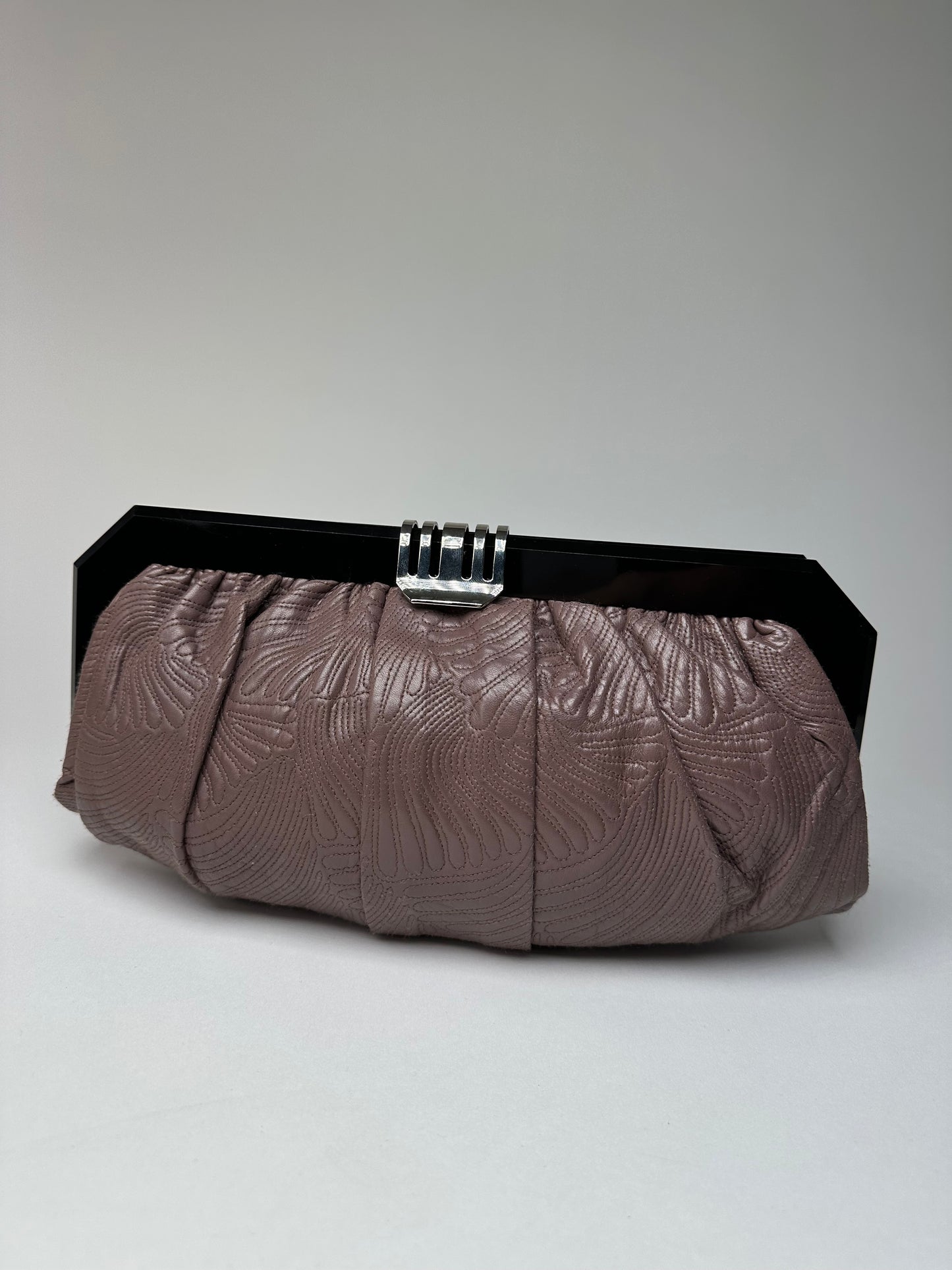 Vintage Marni Leather Clutch Purple