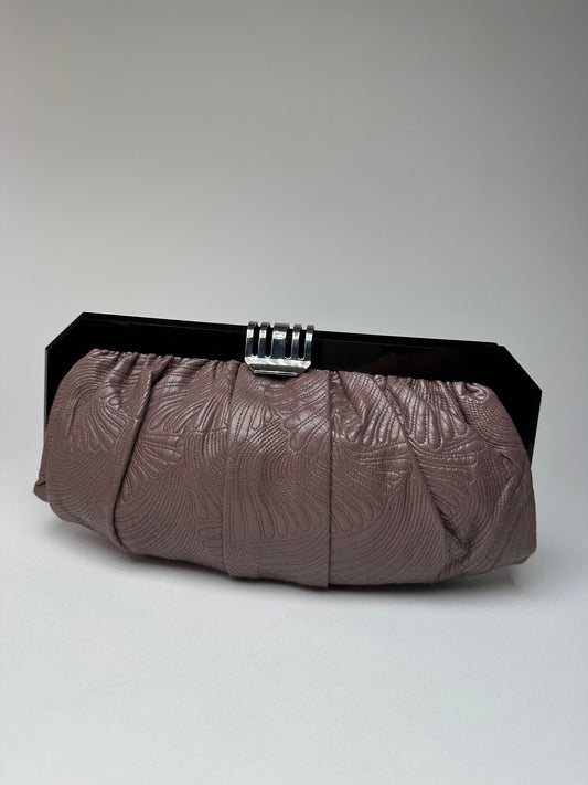 Vintage Marni Leather Clutch Purple