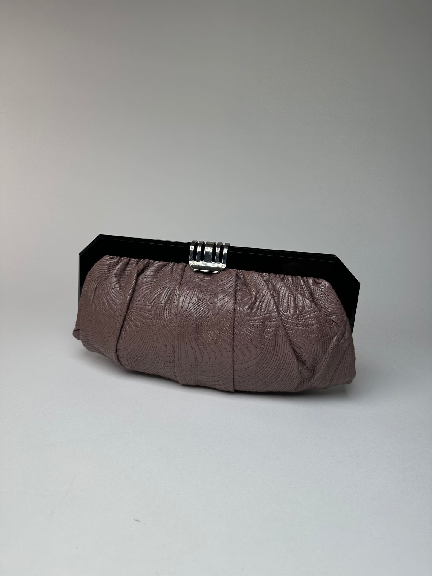 Vintage Marni Leather Clutch Purple