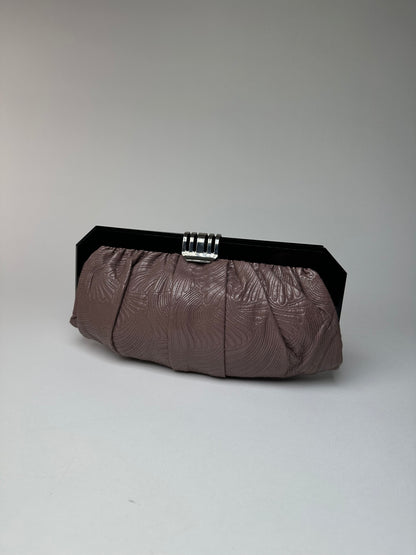 Vintage Marni Leather Clutch Purple