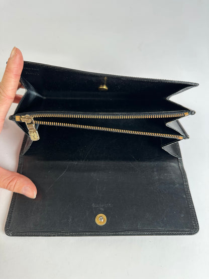 Vintage Louis Vuitton Epi Leather Bifold Wallet Late 1990s Black