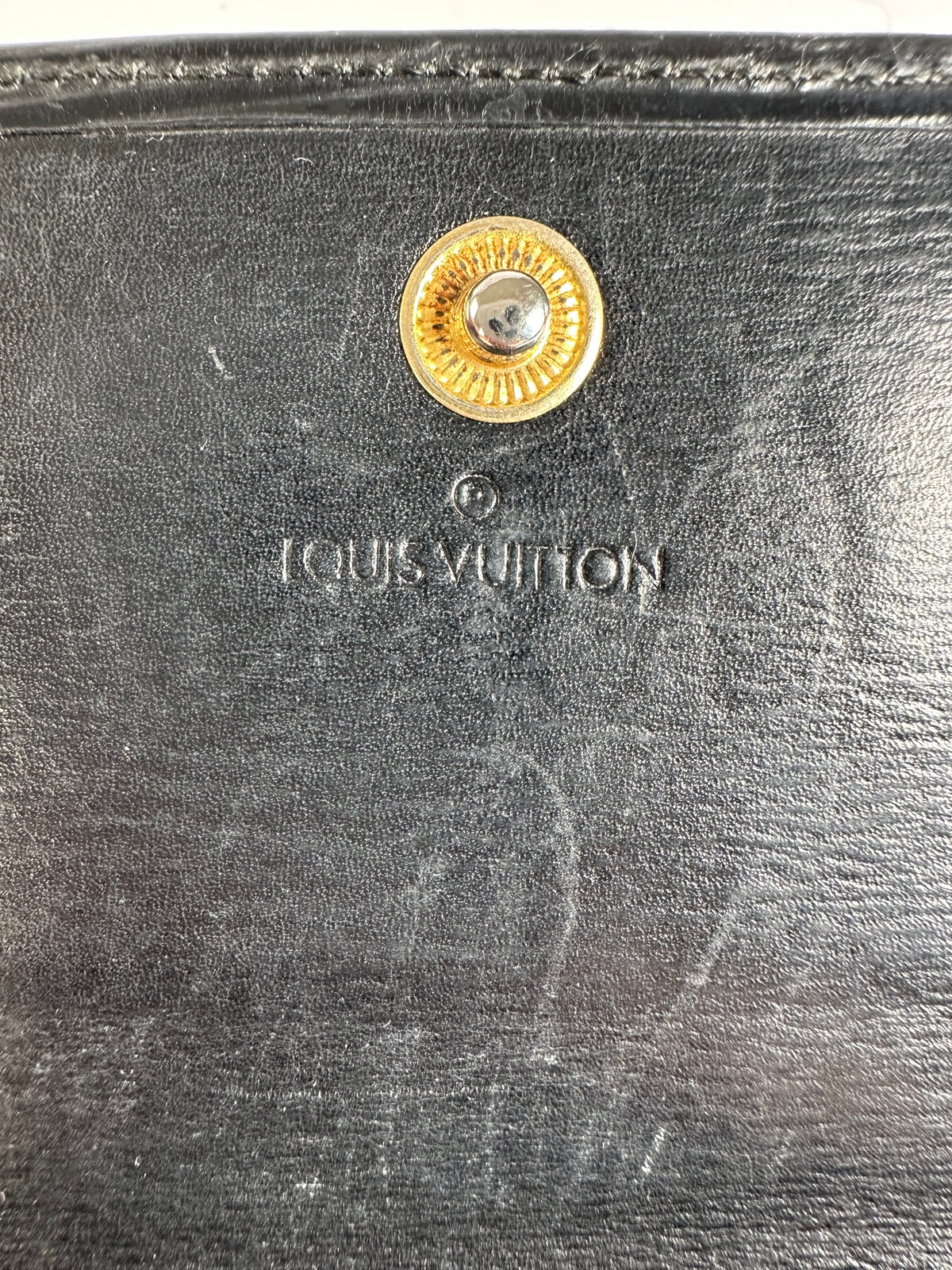 Vintage Louis Vuitton Epi Leather Bifold Wallet Late 1990s Black