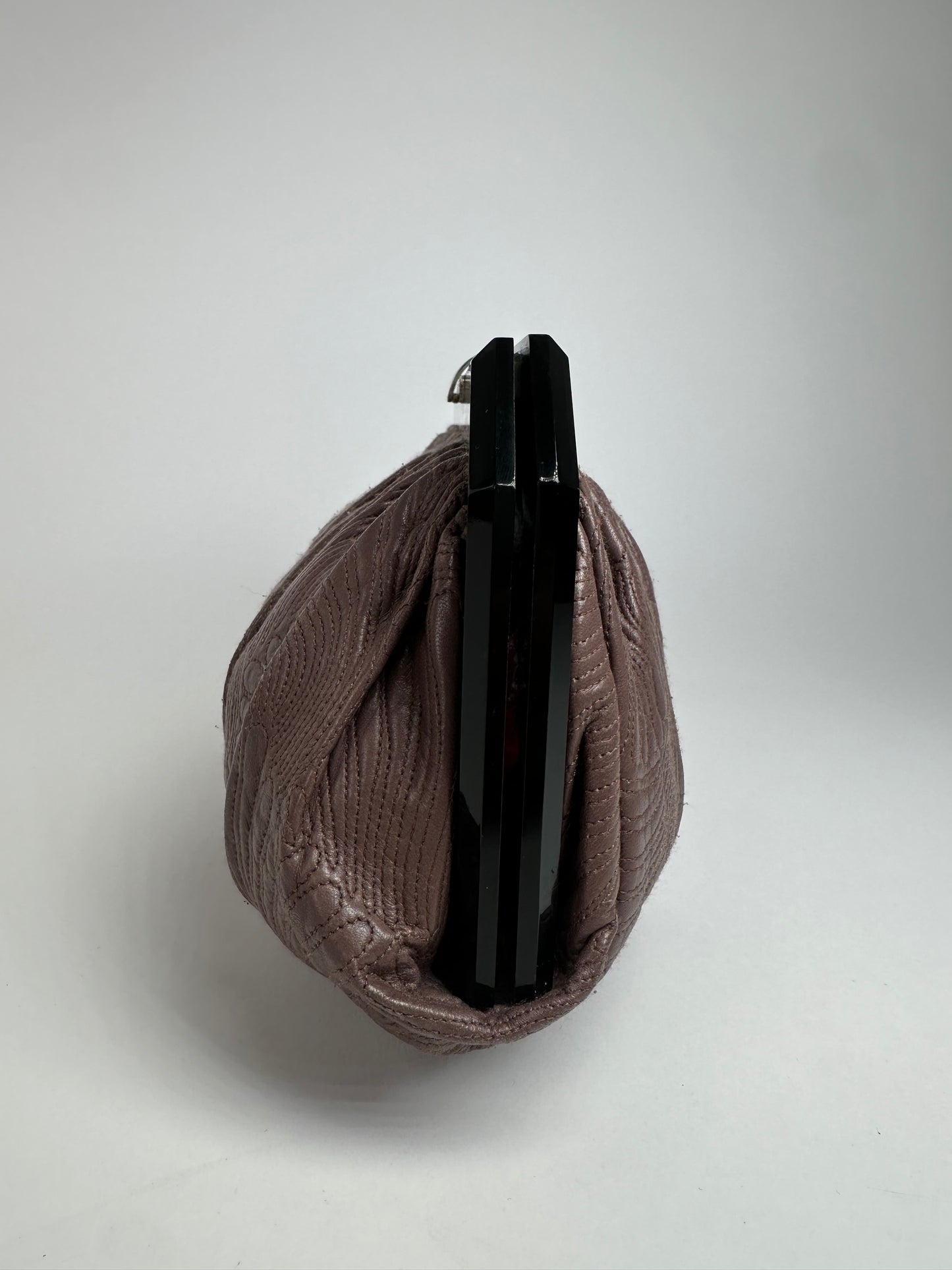 Vintage Marni Leather Clutch Purple