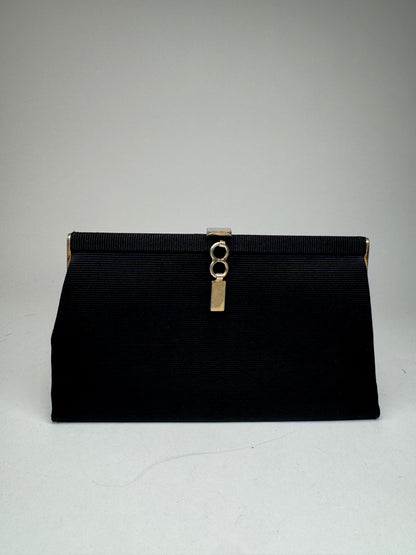Vintage Loewe Madrid 70s Clutch Black