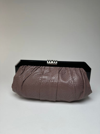 Vintage Marni Leather Clutch Purple