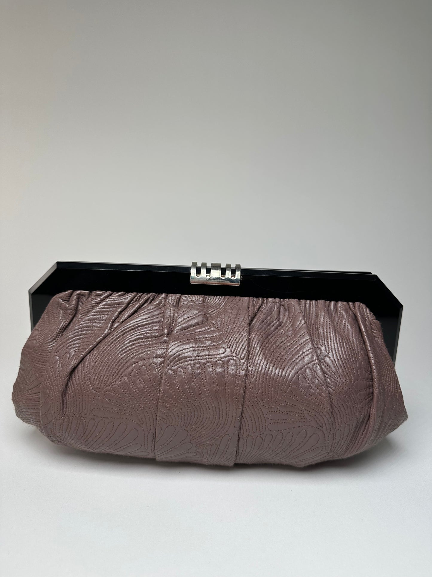 Vintage Marni Leather Clutch Purple
