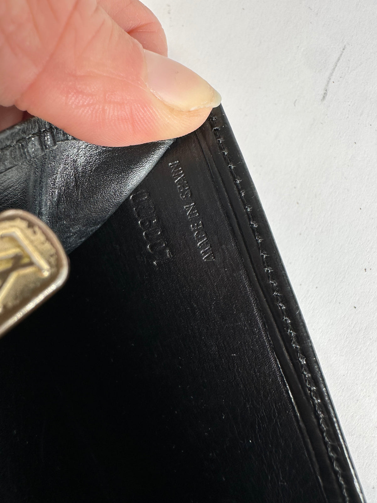 Vintage Louis Vuitton Epi Leather Bifold Wallet Late 1990s Black