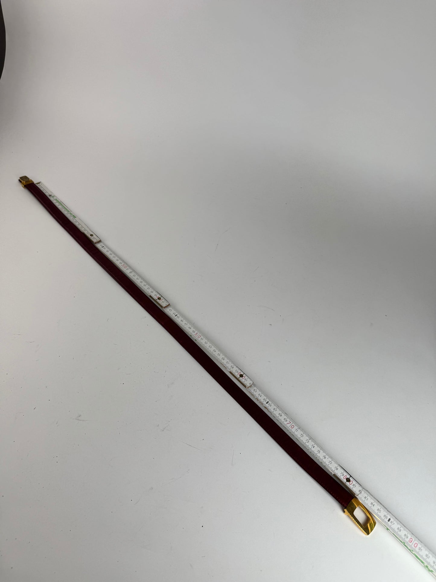 Vintage Gucci Leather belt burgundy