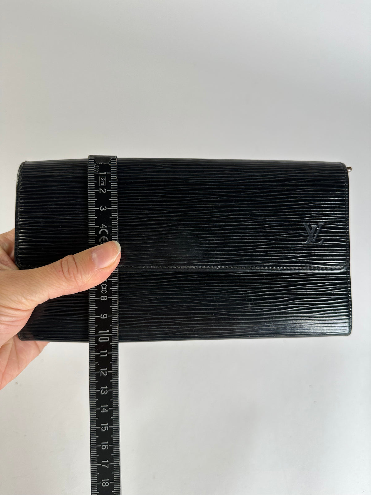 Vintage Louis Vuitton Epi Leather Bifold Wallet Late 1990s Black