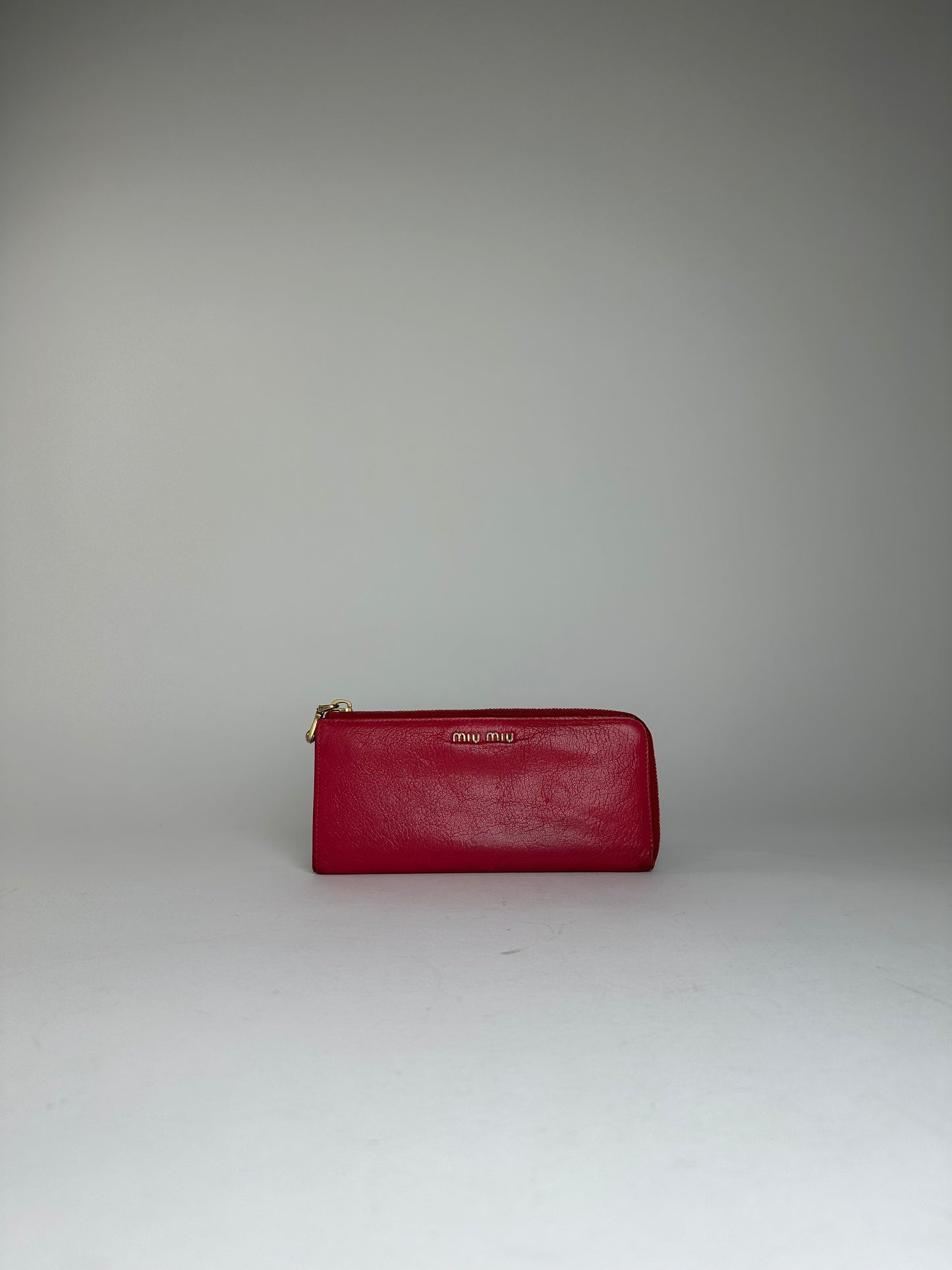 Vintage Miu Miu Smooth Wallet Pink