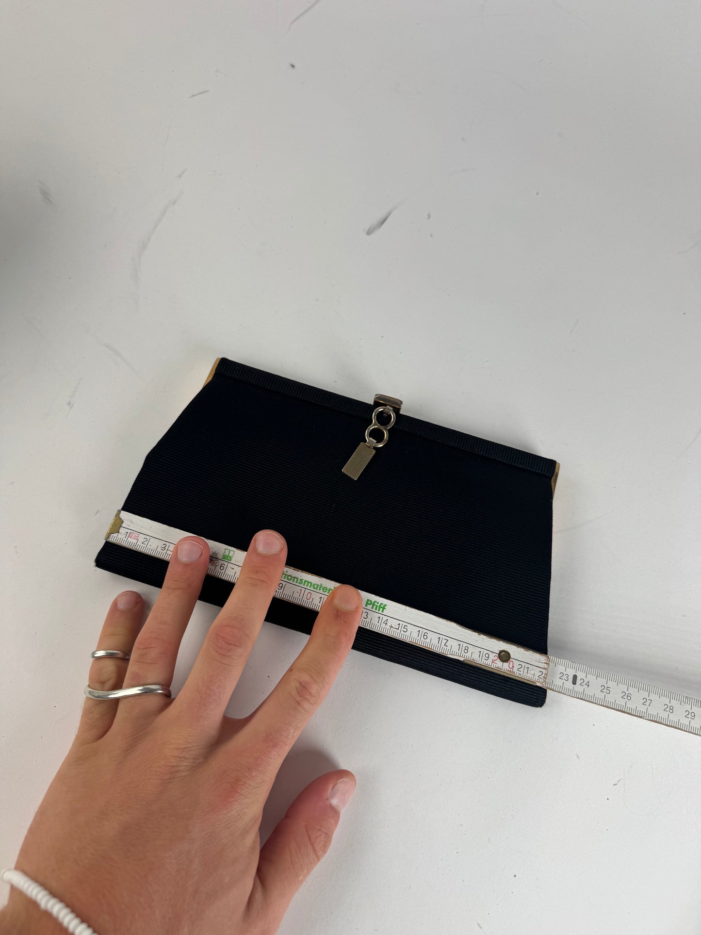 Vintage Loewe Madrid 70s Clutch Black