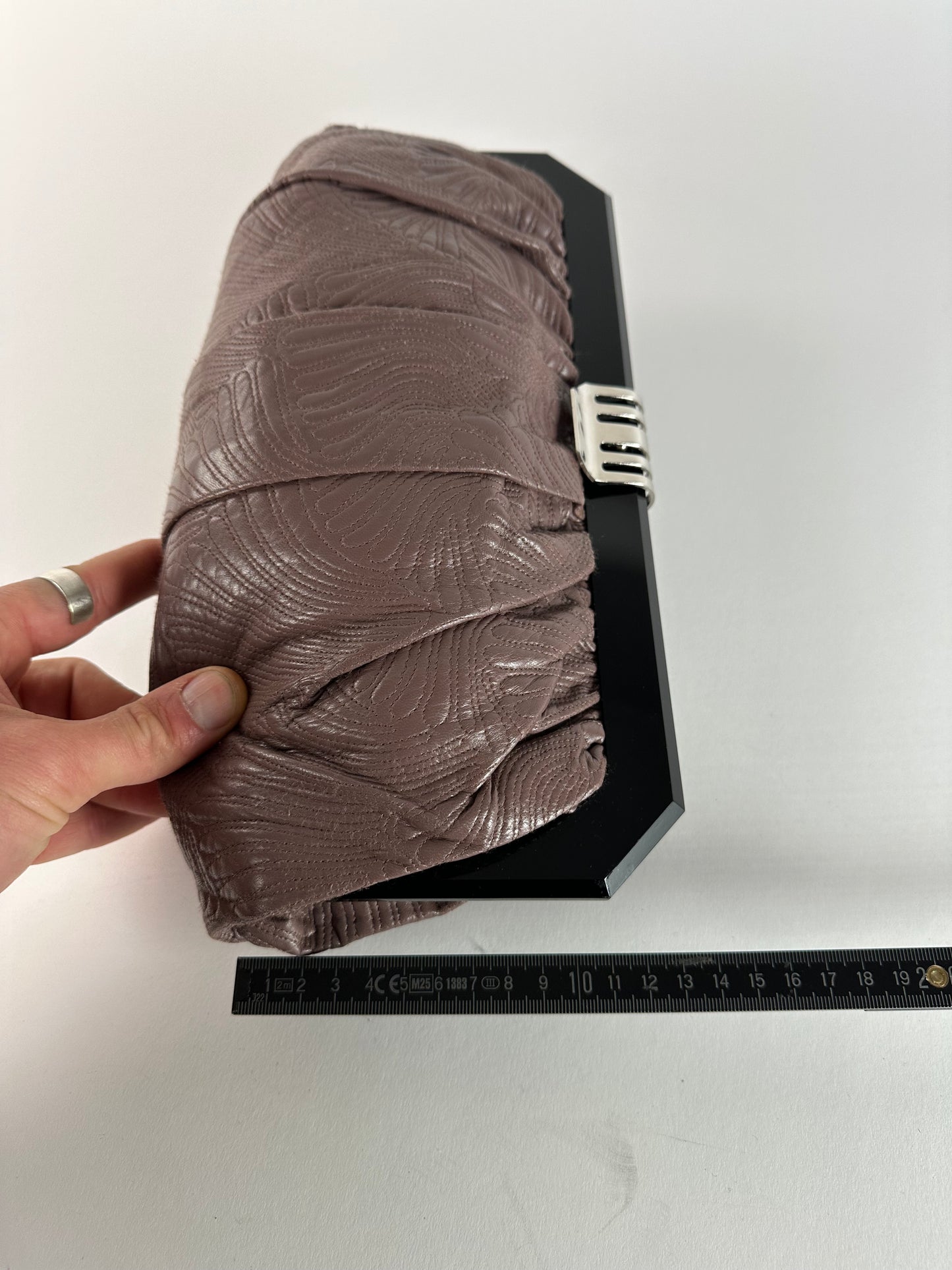 Vintage Marni Leather Clutch Purple