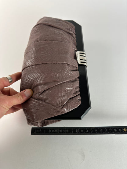 Vintage Marni Leather Clutch Purple