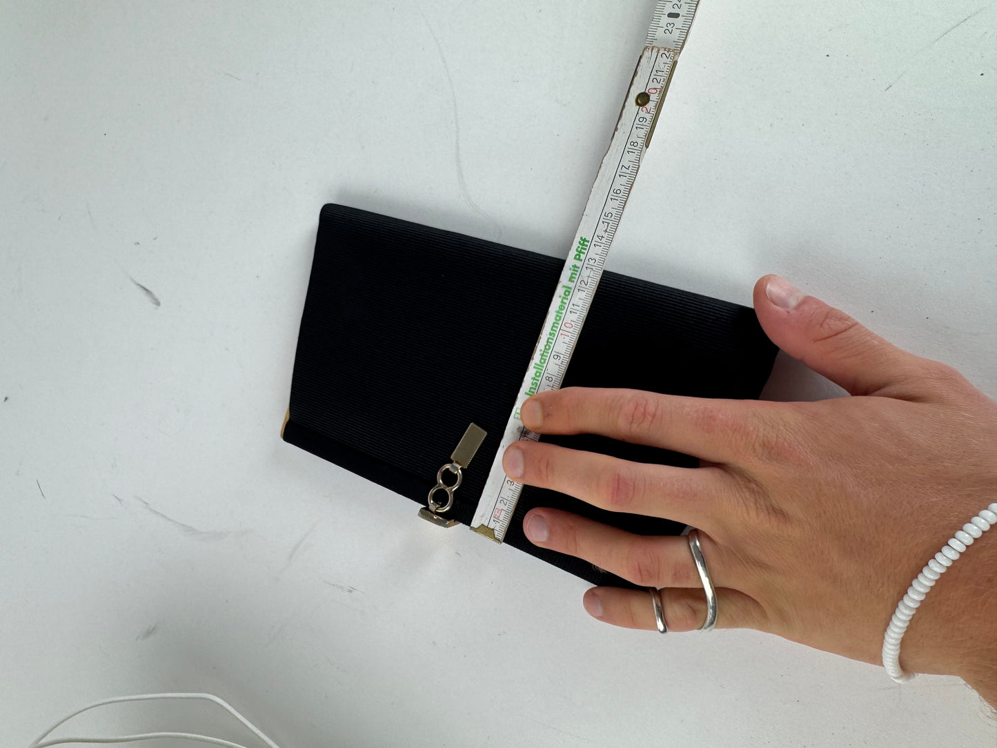 Vintage Loewe Madrid 70s Clutch Black