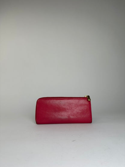 Vintage Miu Miu Smooth Wallet Pink