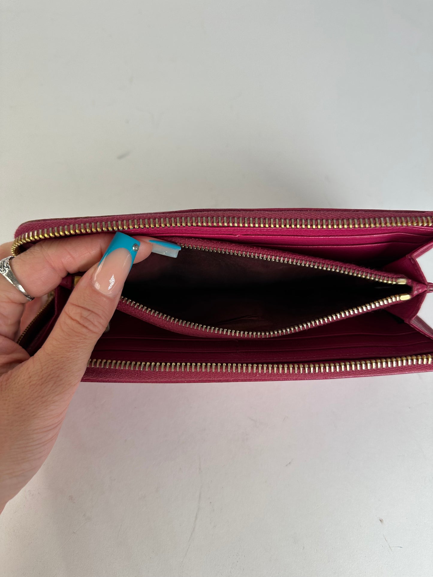 Vintage Miu Miu Smooth Wallet Pink