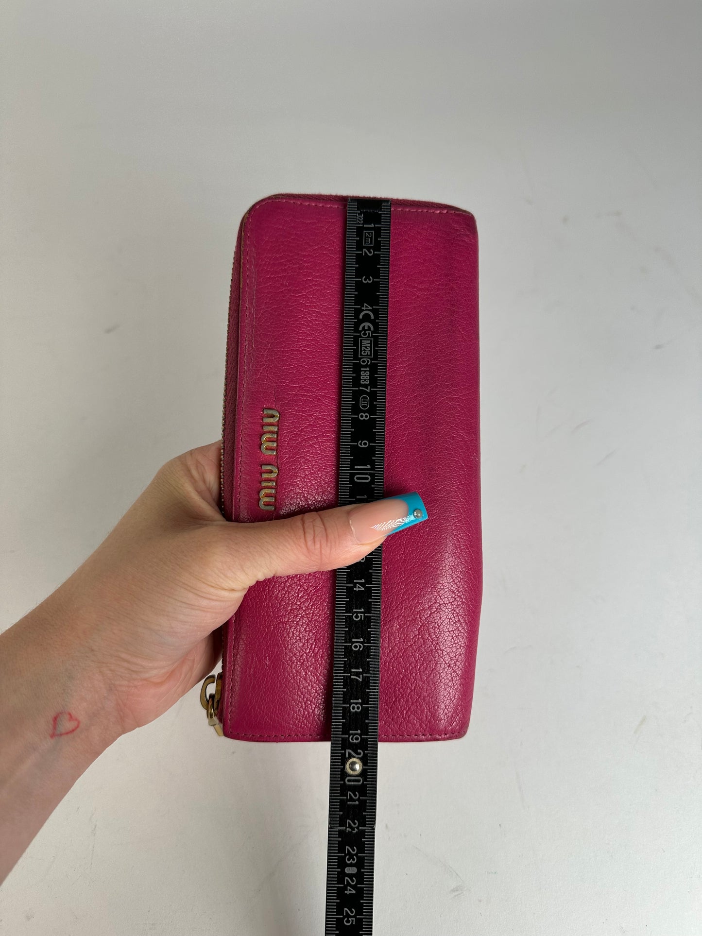 Vintage Miu Miu Smooth Wallet Pink
