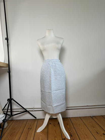 Vintage Givenchy Silk Skirt Light