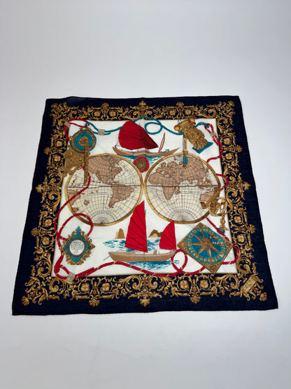 Vintage Celine Paris Natutic Scarf