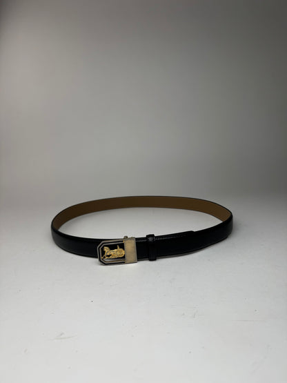 Vintage Celine Leather belt black