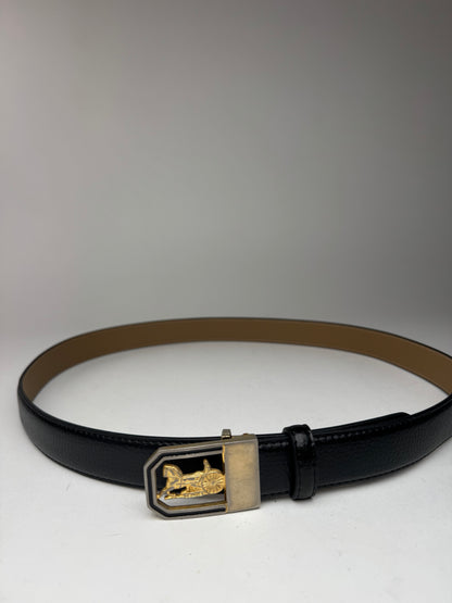 Vintage Celine Leather belt black