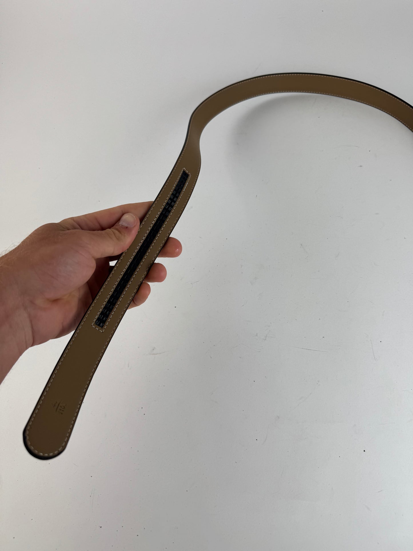 Vintage Celine Leather belt black