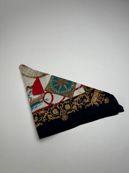 Vintage Celine Paris Natutic Scarf
