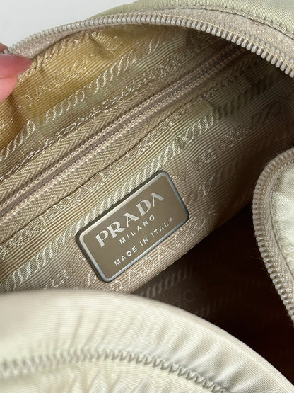 Sac Prada Cleo vintage beige