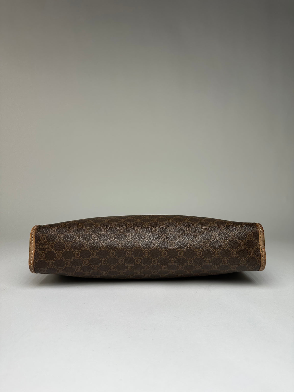 Vintage Celine Macadam Canvas Bifold Wallet Late 1980s Brown