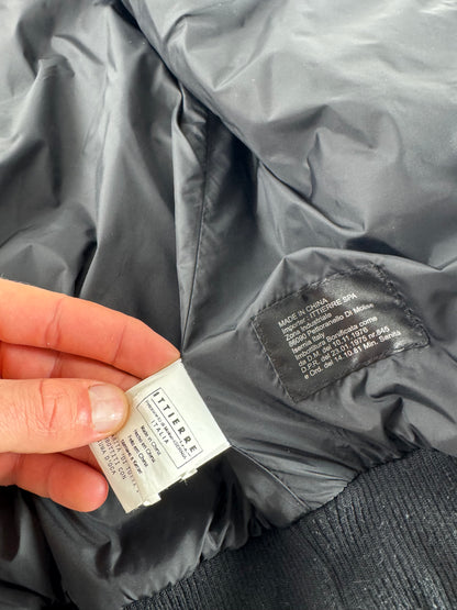 Vintage Versace Mens Puffer Jacket Black XXL