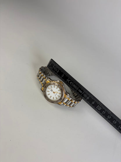 Vintage Givenchy Stainless Steel Bracelet Watch Silver Gold