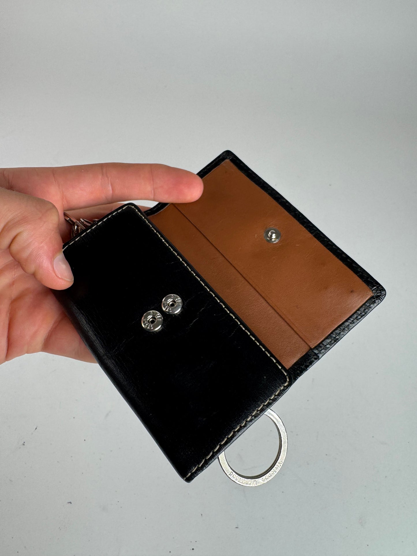 Vintage Vivienne Westwood leather key Holder black