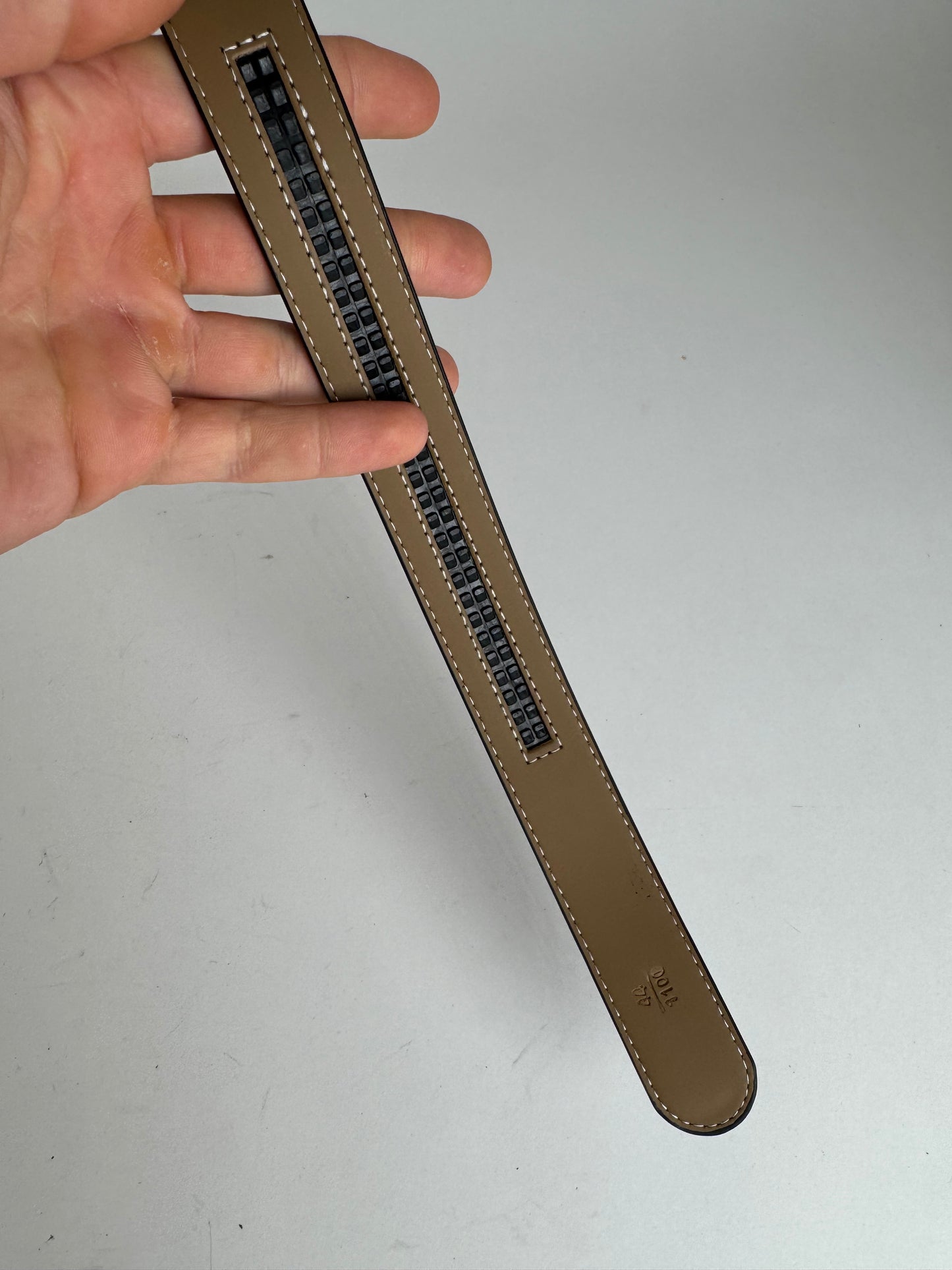 Vintage Celine Paris Leather belt black